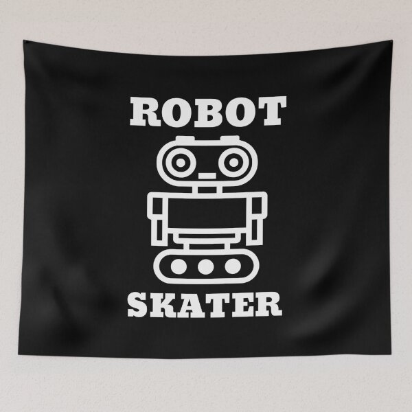 Item preview, Robot Skater Eyes Staring designed and sold by jacks-tees.