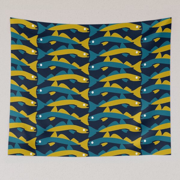 Item preview, Sea Fish Pattern designed and sold by lanolga.