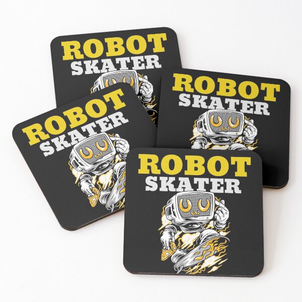 Item preview, Robot Skater Swag Skateboarding Robot designed and sold by jacks-tees.