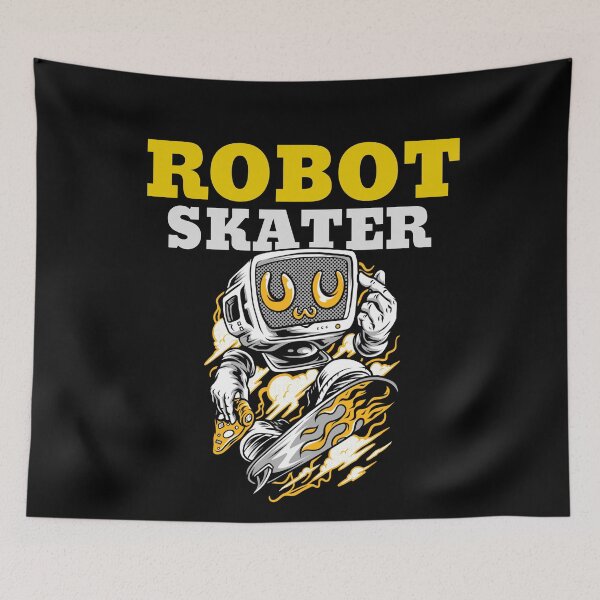 Item preview, Robot Skater Swag Skateboarding Robot designed and sold by jacks-tees.