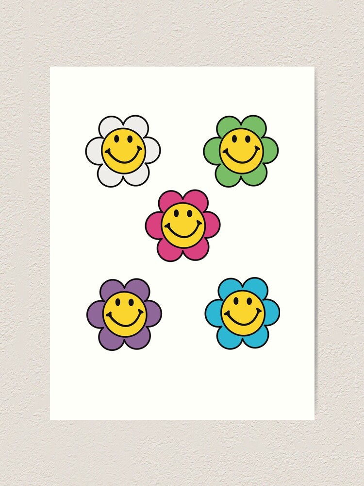 Flower Smiley – Esthetic Prints