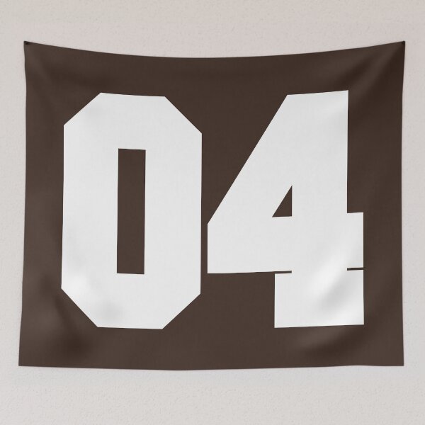 Item preview, 4 Number Cleveland Sports Four Brown Jersey designed and sold by HelloFromAja.