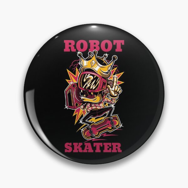 Artikelvorschau, Roboter-Skater-Gangster-Skateboard-Roboter entworfen und verkauft von jacks-tees.