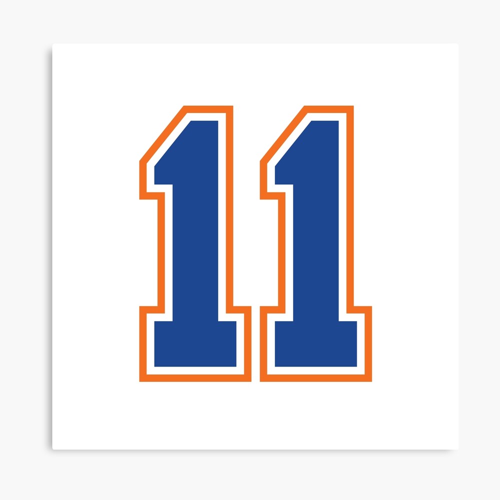 11 Jersey Number Number Eleven Straight From Miami | Art Print