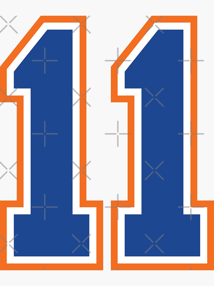 eleven jersey number sports 11 sticker by hellofromaja