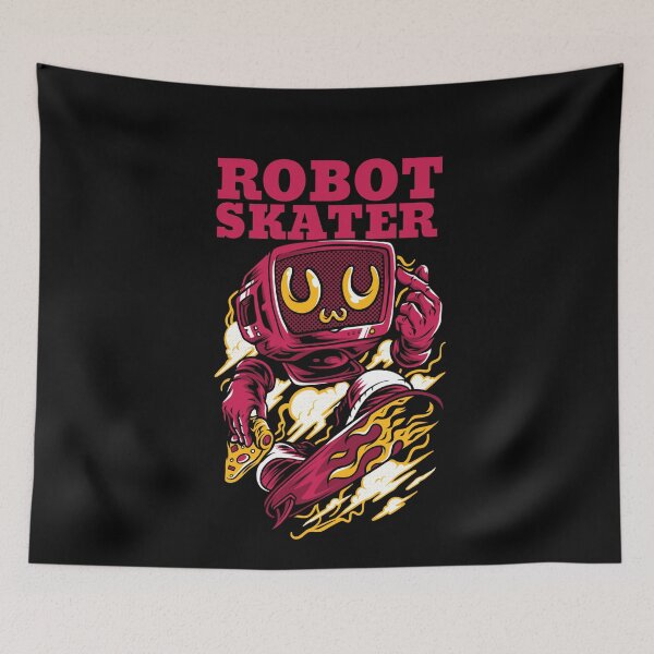 Item preview, Robot Skater designed and sold by jacks-tees.