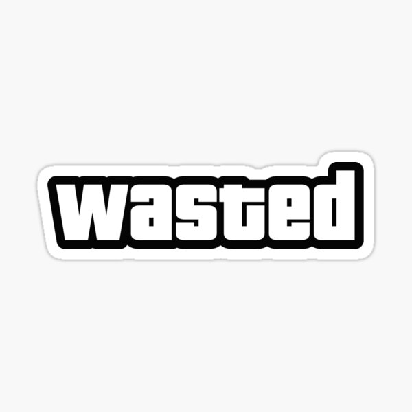 Gaspillé par GTA Sticker
