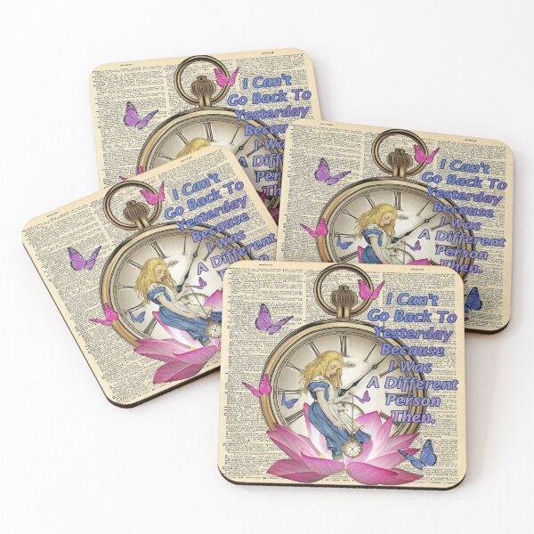 Item preview, Alice in Wonderland Quote on a Dictionary Page  designed and sold by maryedenoa.