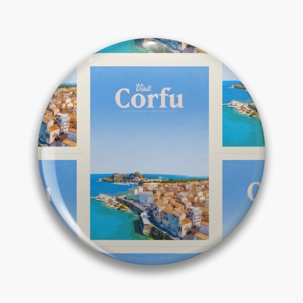 Item preview, Visit Corfu designed and sold by Mercury Club.