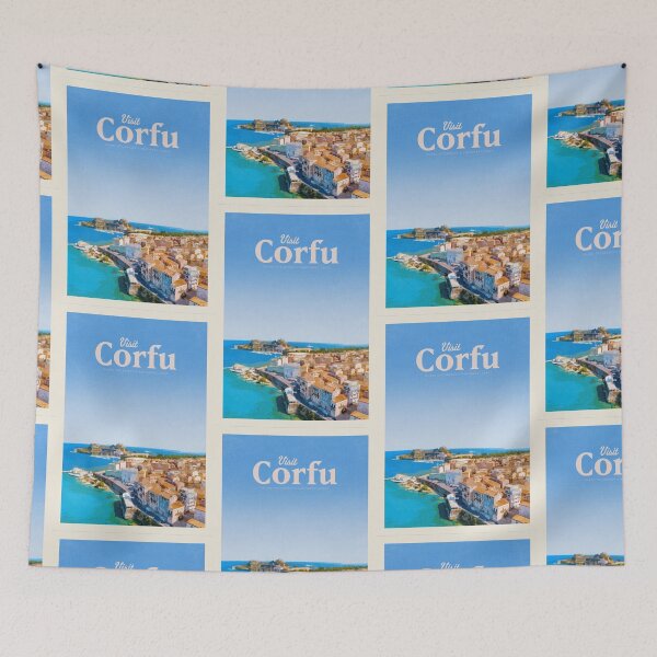 Item preview, Visit Corfu designed and sold by Mercury Club.