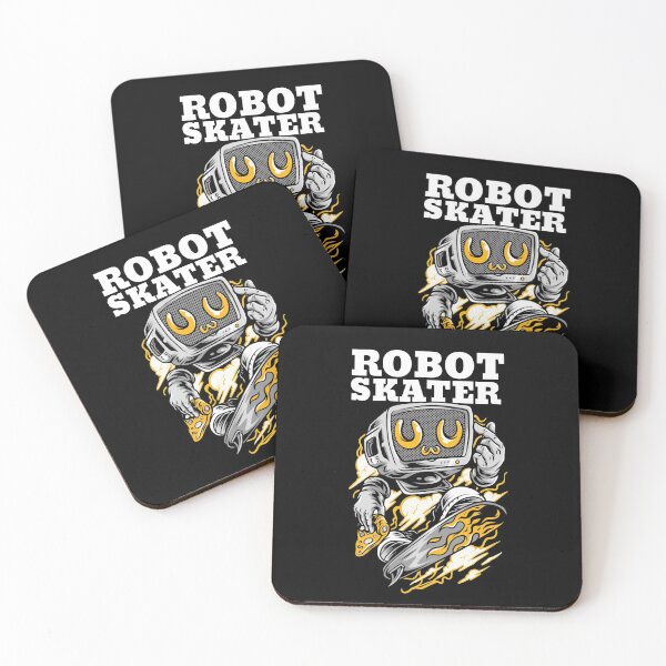 Item preview, Robot Skater Swag Skateboarder designed and sold by jacks-tees.