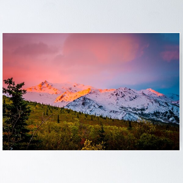 Aperçu de l'œuvre Denali - Alpenglow 4 créée et vendue par mcstory.