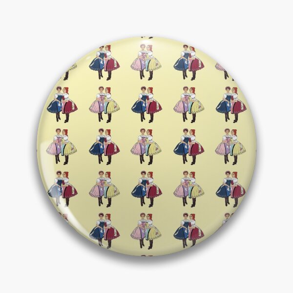 Item preview, Girls of Velke Pavlovice / Holky z Velke Pavlovic on yellow, Czech folklore, Moravian folklore,  designed and sold by Folkiestore.