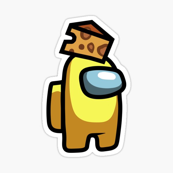 Yellow Character Among Us Stickers | Redbubble