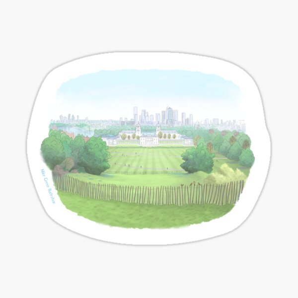 London's Greenwich Park 2 Sticker