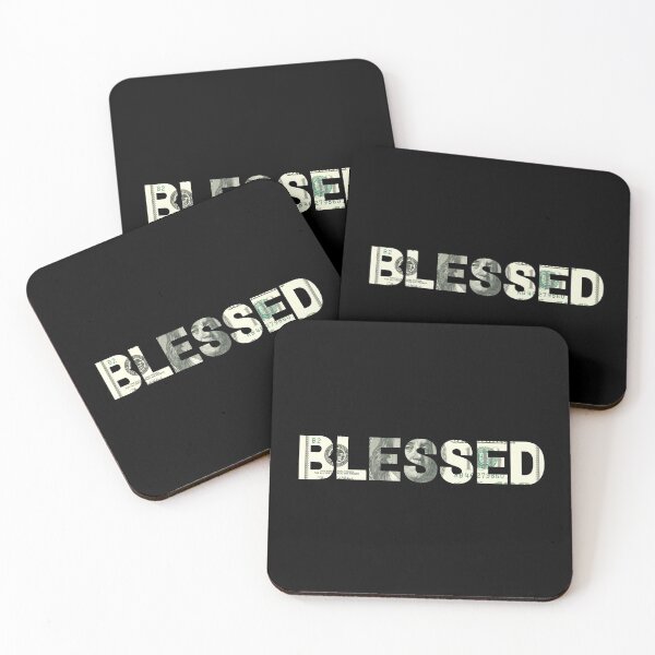 Item preview, Blessed with Money Text Pattern  designed and sold by SimplePickUps.