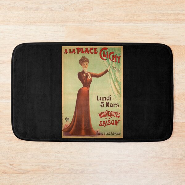 Item preview, retro a la place clichy paris designed and sold by CorasPosters.