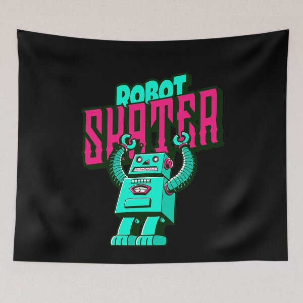Item preview, Robot Skater Attack Mode designed and sold by jacks-tees.