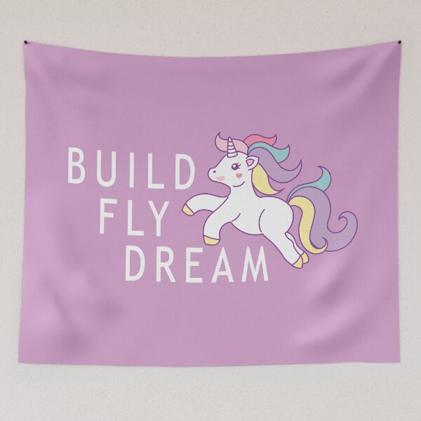 Item preview, build fly dream , unicorn lovers , unicorn designed and sold by Mekoooo.