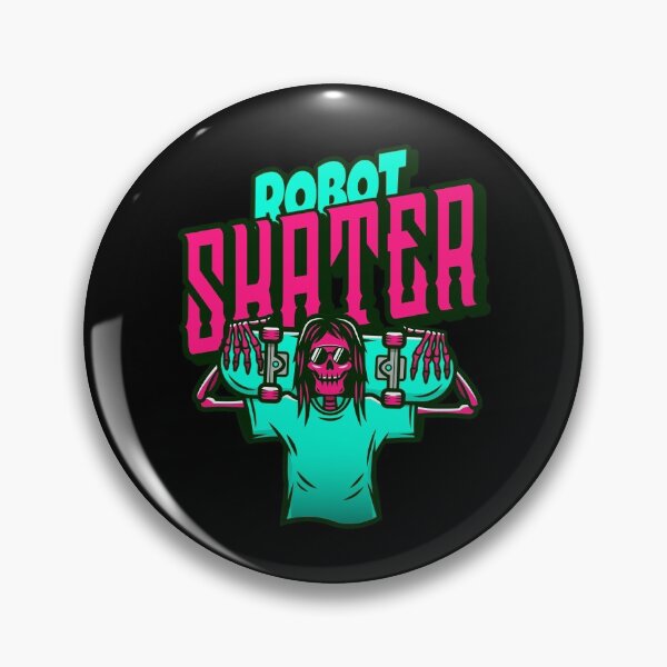 Item preview, Robot Skater Skull Skeleton Robo designed and sold by jacks-tees.