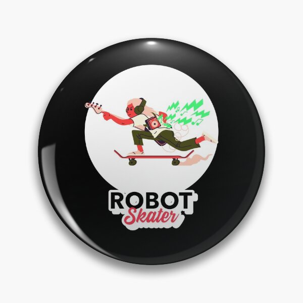 Item preview, Robot Skater Music Skating designed and sold by jacks-tees.