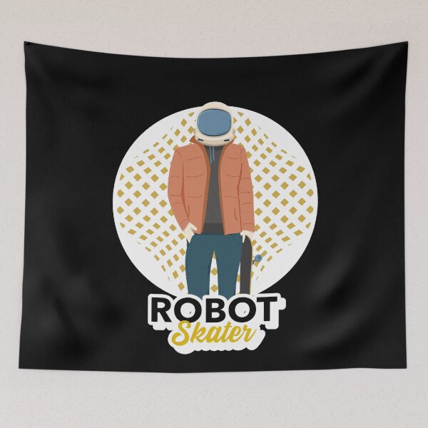 Item preview, Robot Skater Space Robo designed and sold by jacks-tees.