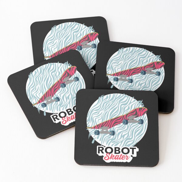 Item preview, Robot Skater Text Simple Skateboard designed and sold by jacks-tees.