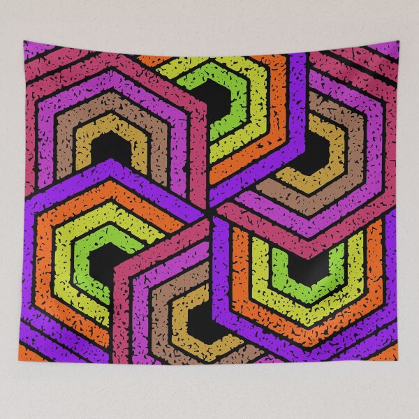 Item preview, Geometric Overlapping Pattern designed and sold by Scottees.