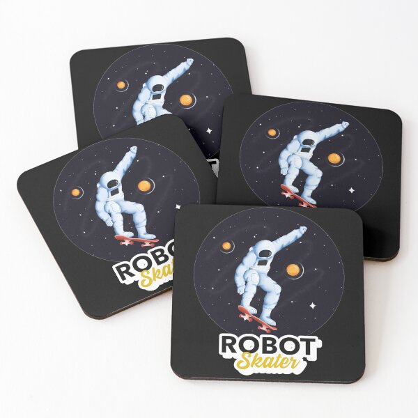 Item preview, Robot Skater Space Skateboarding designed and sold by jacks-tees.