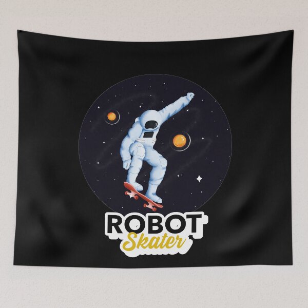 Item preview, Robot Skater Space Skateboarding designed and sold by jacks-tees.