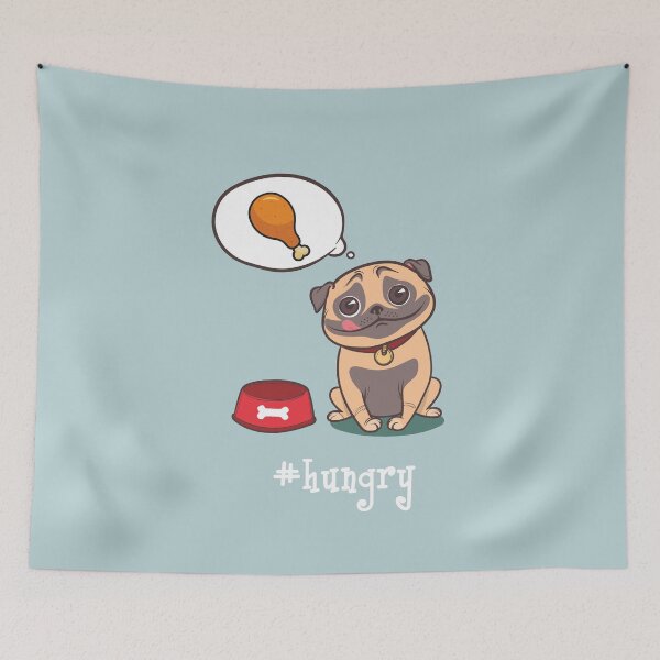 Item preview, Hungry Dog designed and sold by WormStores.
