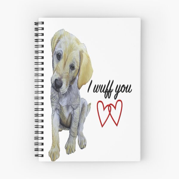 Item preview, Labrador 'I wuff you' message designed and sold by IslesArt.