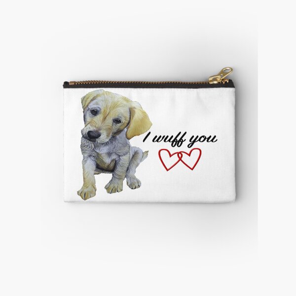 Item preview, Labrador 'I wuff you' message designed and sold by IslesArt.