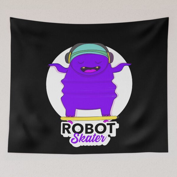 Item preview, Robot Skater Monster Vibes designed and sold by jacks-tees.