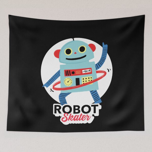 Item preview, Robot Skater Dancing Fun designed and sold by jacks-tees.