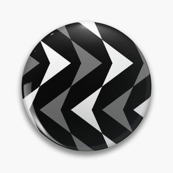 Item preview, Preppy Modern Geometric Grey Black and White Arrowhead Pattern  designed and sold by IamTrending.