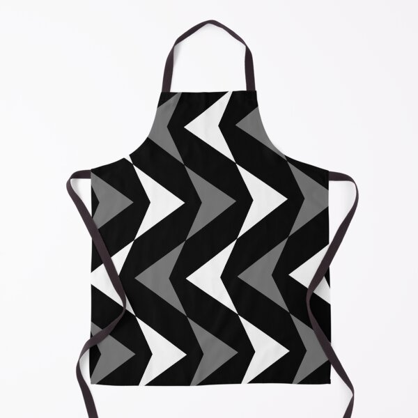 Item preview, Preppy Modern Geometric Grey Black and White Arrowhead Pattern designed and sold by IamTrending.