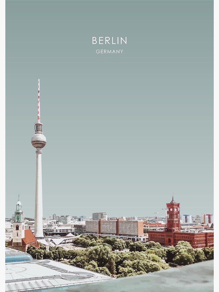 Berlin, Germany Travel Artwork by Travel2NZ