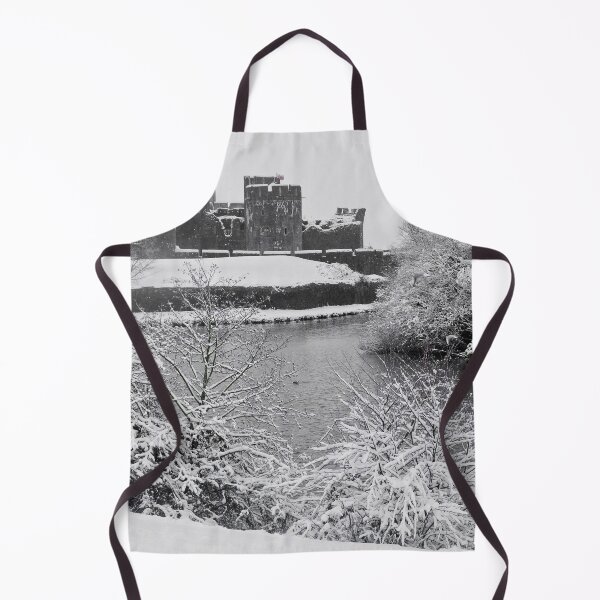Item preview, Snowy Caerphilly Castle designed and sold by hazel16.