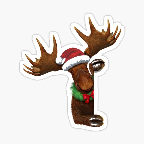 Item preview, Moose Santa designed and sold by babaeupho.