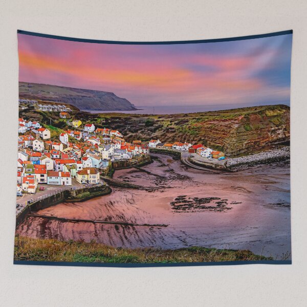 Item preview, Nightfall over the Village designed and sold by TheMarske.