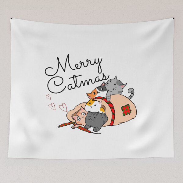 Item preview, Merry Catmas |Cute Christmas Cat | Cat Lovers Christmas Gift | Merry Christmas designed and sold by Nadisth.
