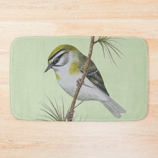 Item preview, Cute Little Goldcrest! Watercolour by Paula McBride designed and sold by TTWG.