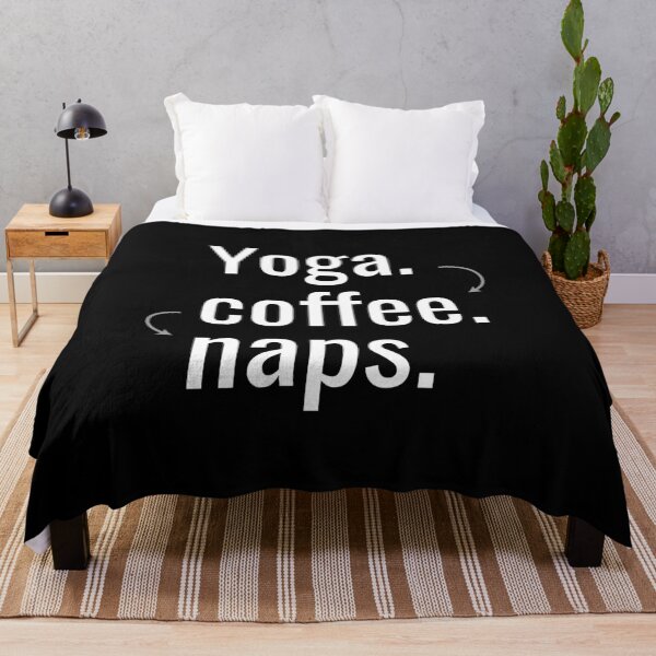 Item preview, Yoga Coffee Naps T-shirt - Yoga Shirts - Coffee Shirts - Nap Shirts - Funny Tees - Women's Shirts designed and sold by Artsy Apparels.