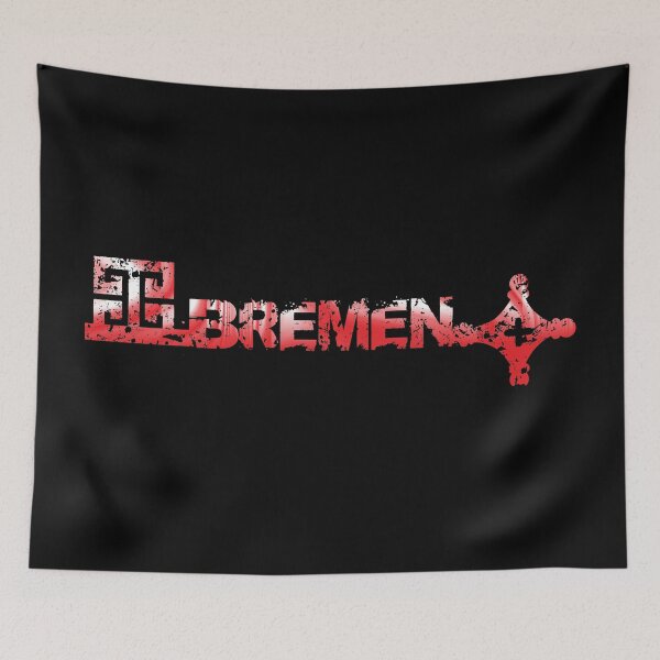 Item preview, Lettering Bremen Bremer Schlüssel in the colors red and white designed and sold by froggy-stylecom.