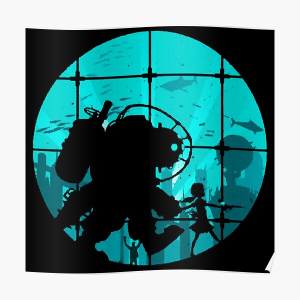 Bioshock Blue Poster