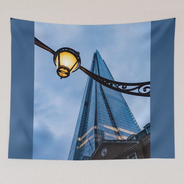Item preview, The Shard from a low angle at low light designed and sold by StencilMyst ..
