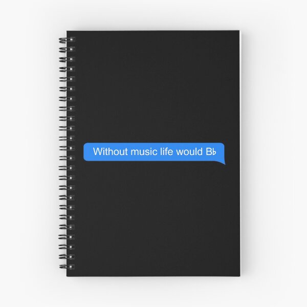 Item preview, Without Music Life Would B Flat designed and sold by color-garden.