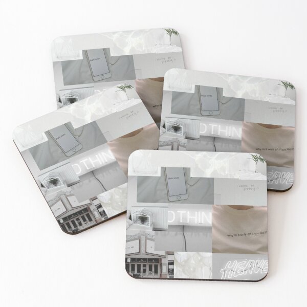 Item preview, White collage  designed and sold by Galaxy Artz.