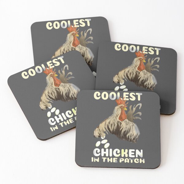 Item preview, Coolest chicken in the patch - chicken meme - designed and sold by vibeno1.